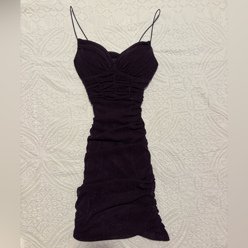 Dark Purple Sparkling Dress